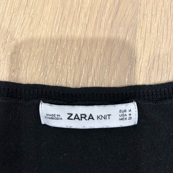 Zara knit frilly tank top, size Medium - Picture 4 of 4